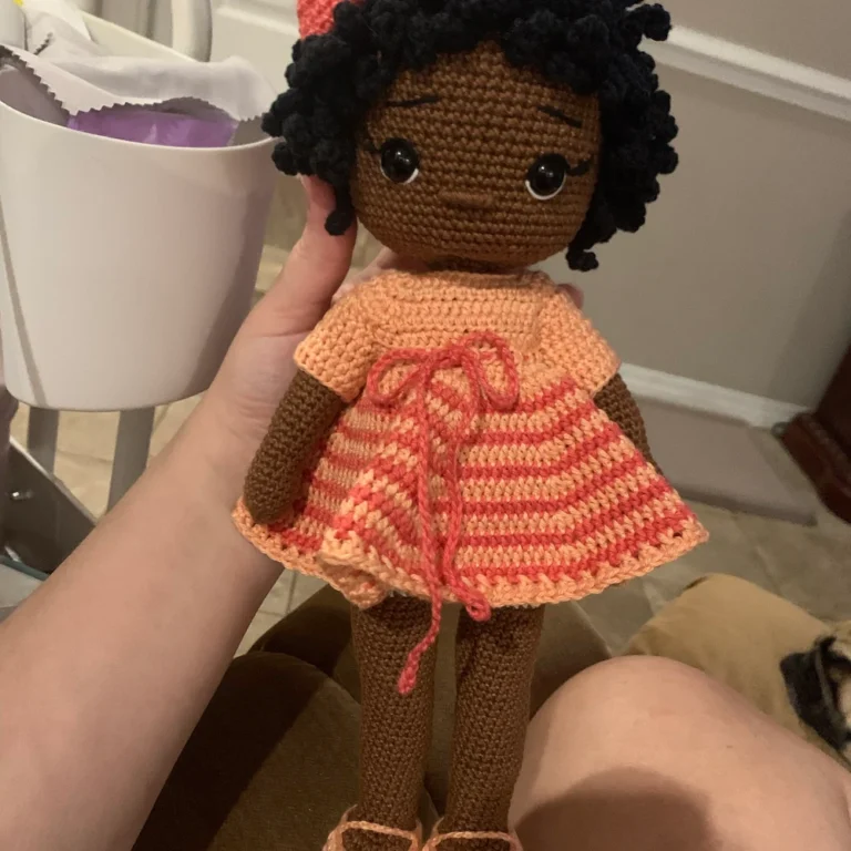 Nora amigurumi doll pattern (Español,Português,English) photo review