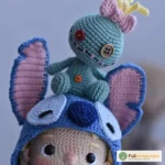Combo 2in1 Crochet pattern for doll Fanny and monster costum – pattern 6