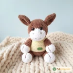 Crochet PATTERN donkey, Amigurumi tutorial PDF in English, crochet pup – FullAmigurumi crochet pattern (photo 3)