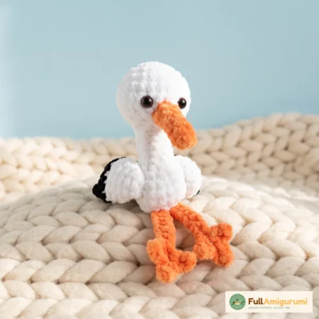 Crochet PATTERN little stork, Amigurumi tutorial PDF in English – FullAmigurumi crochet pattern
