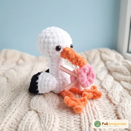 Crochet PATTERN little stork, Amigurumi tutorial PDF in English – FullAmigurumi crochet pattern (photo 2)