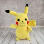 Crochet Pattern Yellow Pika Pika, CROCHET POKEMON PATTERN, Amigurumi Yellow Pokemon & Pokeball Pdf tutorial - Image 2