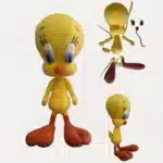 Tweety Bird Amigurumi Pattern, Yellow bird amigurumi