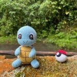 Squirtle & Working Pokeball - Pokemon Gift Crochet Amigurumi