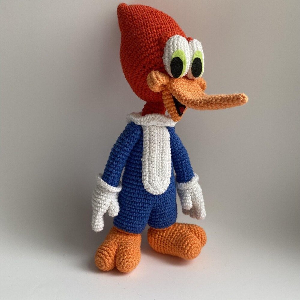 d8deb8b7-21d0-4ef9-b4fa-23cbd2b03998.jpeg_0_-_1000x1000 Woody Woodpecker PDF crochet pattern - Image 1
