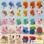 62 in 1 Mini Pokemon Crochet PDF - Pikachu, Charmander, Squirtle & Bul – FullAmigurumi crochet pattern (photo 3)