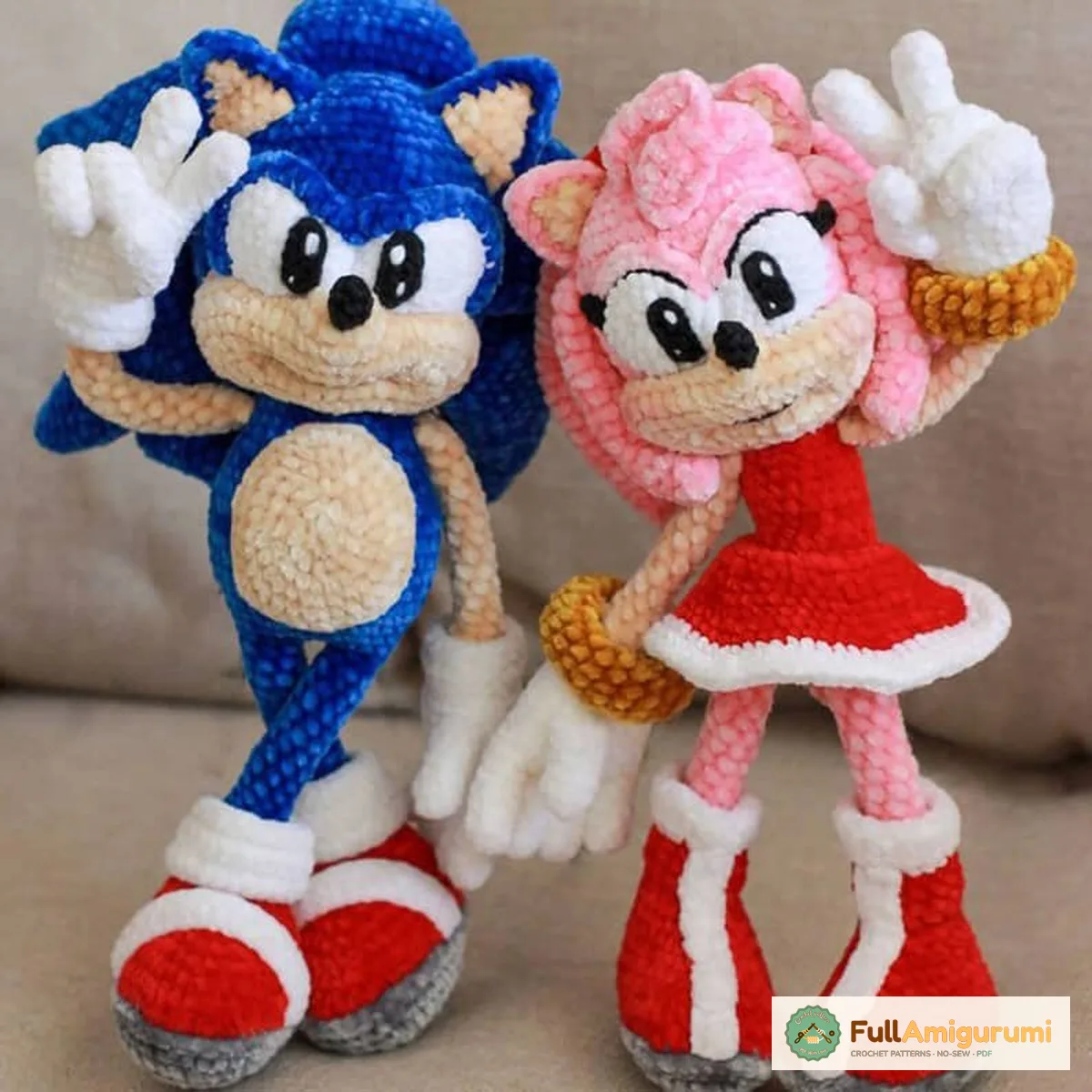 Sonic And Friends Crochet Pattern – all patterns included Sonic And Friends Crochet Pattern – all patterns included