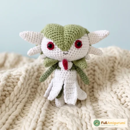 Chibi Gardevoir from Pokemon pattern by Cindy Tran – FullAmigurumi crochet pattern