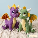 Crochet Pattern: Baby Dragon Amigurumi PDF [ENGLISH] – FullAmigurumi crochet pattern
