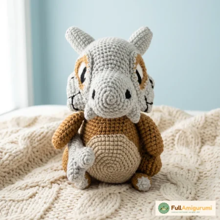 Crochet Pattern: Baby Skull Dino Amigurumi PDF [ENGLISH] – FullAmigurumi crochet pattern (photo 2)