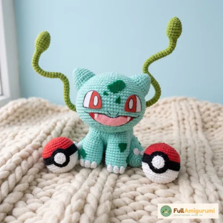 ENG/ESP Bulbasaur Pattern Amigurumi PDF – FullAmigurumi crochet pattern