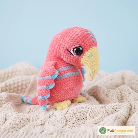 Kawaii Crochet Parrot Plush PDF Pattern: Amigurumi Bird Plushie, Digit – FullAmigurumi crochet pattern