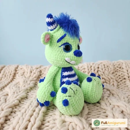 Monster Amigurumi Crochet Pattern, Cute monster Crochet Pattern, Easy – FullAmigurumi crochet pattern (photo 2)