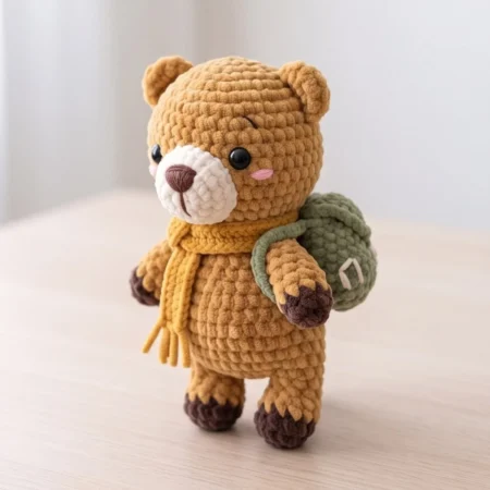Traveler Bear – no-sew amigurumi crochet pattern (photo 2)