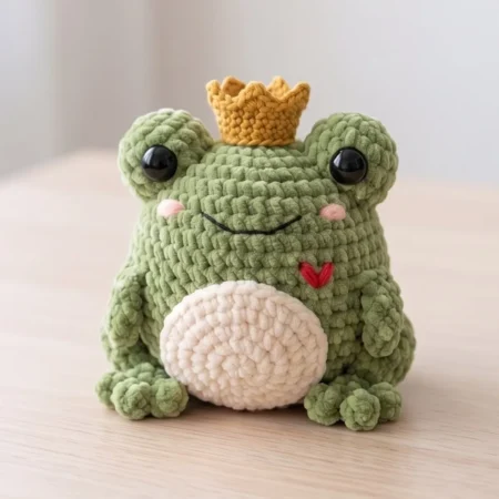 Frog Prince – no-sew amigurumi crochet pattern (photo 2)