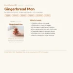 Gingerbread Man – crochet christmas patterns (photo 3)