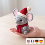 Christmas Mouse – crochet christmas ornament patterns