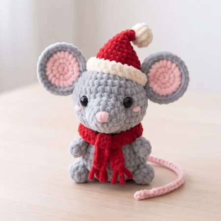 Christmas Mouse – crochet christmas ornament patterns (photo 2)