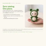 Kitten in a Frog Hoodie – amigurumi crochet cat pattern (photo 8)