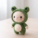 Kitten in a Frog Hoodie – amigurumi crochet cat pattern (photo 9)