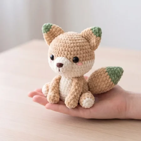 Leaf Fox – no-sew amigurumi crochet pattern (photo 2)