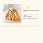 Sunny Yellow Dog – crochet dog ornament (photo 6)