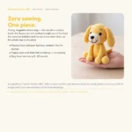 Sunny Yellow Dog – crochet dog ornament (photo 8)