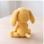 Sunny Yellow Dog – crochet dog ornament (photo 10)