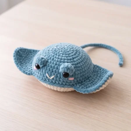 Smiling Stingray – no-sew amigurumi crochet pattern (photo 2)