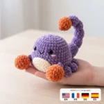 Little Scorpion – no-sew amigurumi crochet pattern