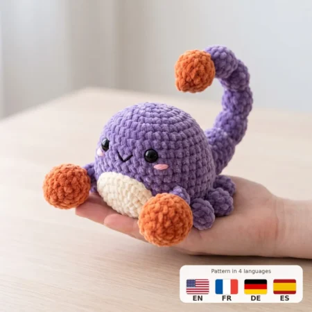 Little Scorpion – no-sew amigurumi crochet pattern