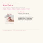 Star Fairy – crochet star keychain (photo 3)