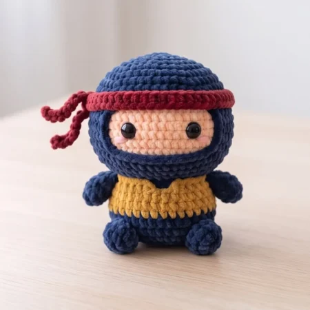 Little Ninja – no-sew amigurumi crochet pattern (photo 2)