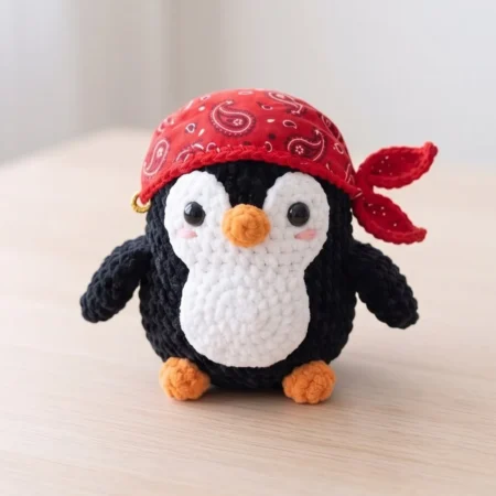 Pirate Penguin – no-sew amigurumi crochet pattern (photo 2)