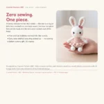 Ballerina Bunny – crochet rabbit pattern (photo 8)