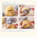 Raincoat Elephant – no-sew amigurumi crochet pattern (photo 4)