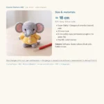 Raincoat Elephant – no-sew amigurumi crochet pattern (photo 6)
