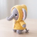 Raincoat Elephant – no-sew amigurumi crochet pattern (photo 9)