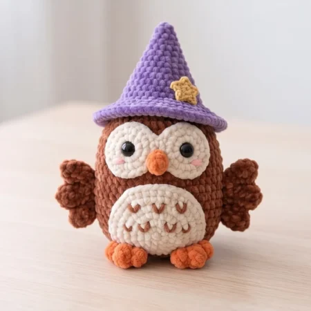 Wizard Owl – no-sew amigurumi crochet pattern (photo 2)