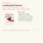 Lumberjack Beaver – no-sew amigurumi crochet pattern (photo 3)