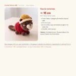 Lumberjack Beaver – no-sew amigurumi crochet pattern (photo 6)
