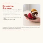Lumberjack Beaver – no-sew amigurumi crochet pattern (photo 8)