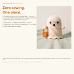 Ghost with Candy Bag – crochet halloween patterns (photo 8)