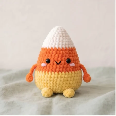 Candy Corn Cutie – no-sew amigurumi crochet pattern (photo 2)