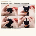 Black Cat Keychain – crochet patterns for cats (photo 4)