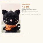 Black Cat Keychain – crochet patterns for cats (photo 6)