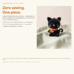 Black Cat Keychain – crochet patterns for cats (photo 8)