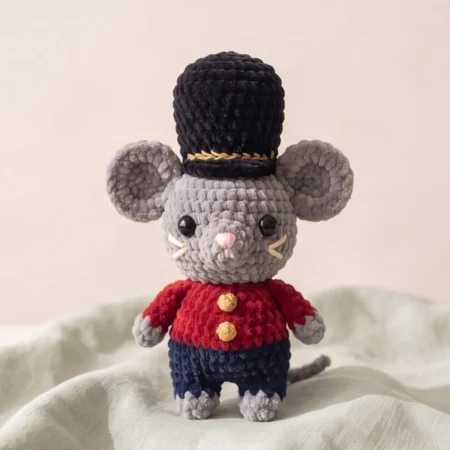 Nutcracker Mouse – no-sew amigurumi crochet pattern (photo 2)