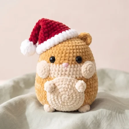 Santa Hamster – no-sew amigurumi crochet pattern (photo 2)