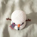 Snowman with Striped Scarf – easy christmas crochet patterns (photo 9)